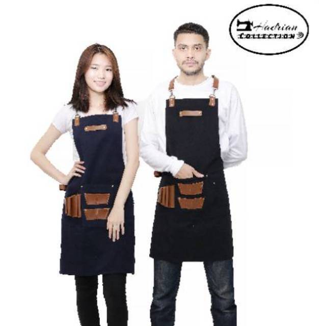 Celemek apron Barbershop,Salon,barista,celemek pria wanita,