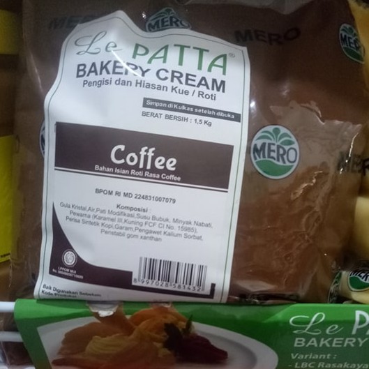 

le patta cofee cream cake lepata filling isian roti 250 gram