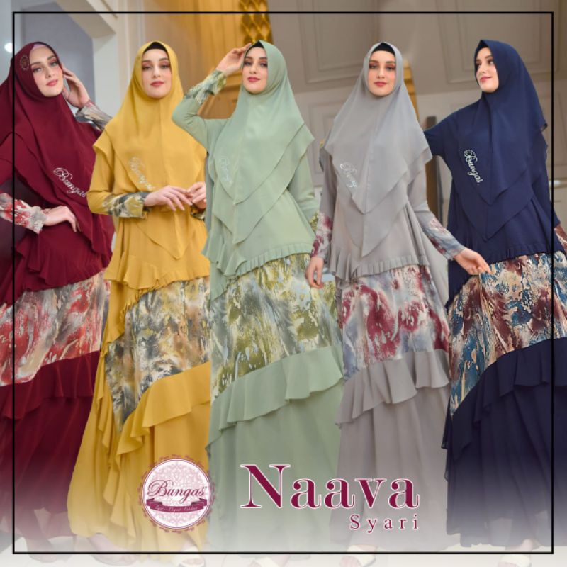 Naava Set Syari Original By Bungas