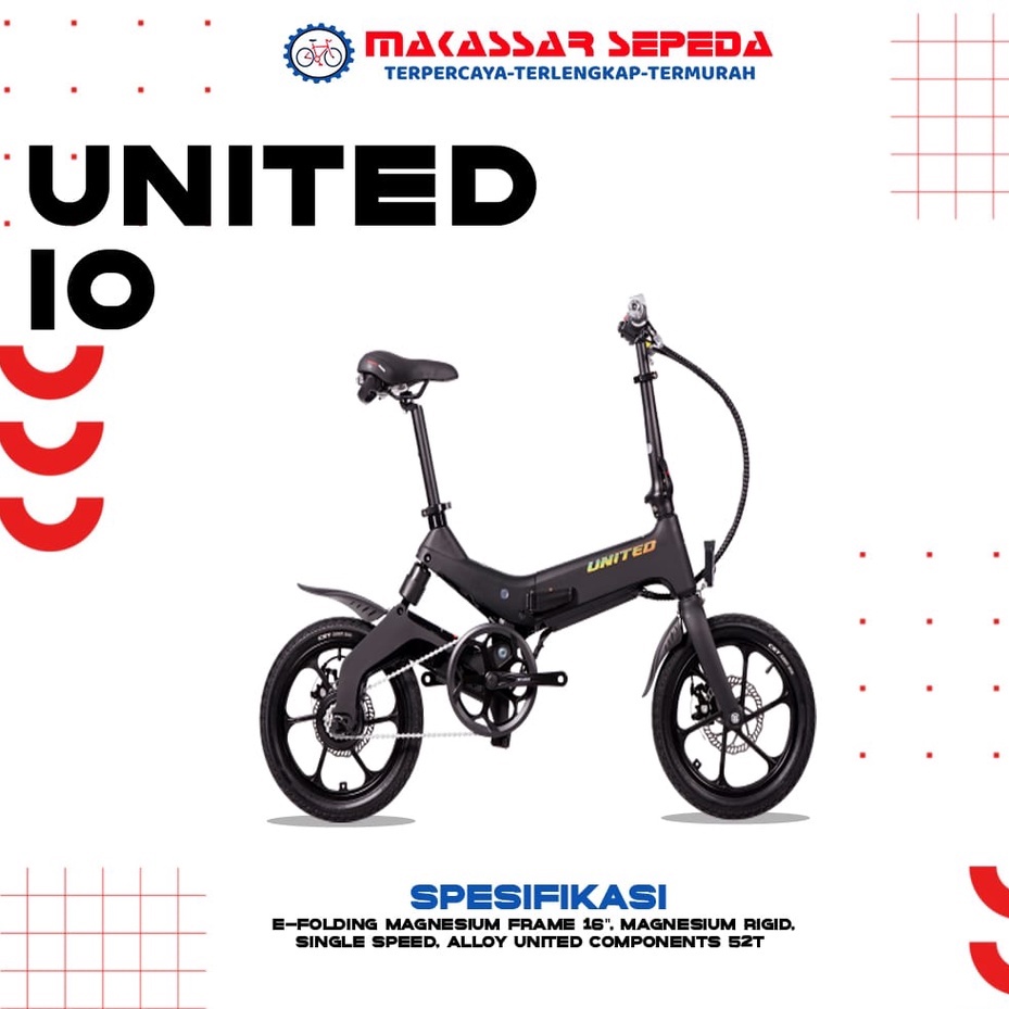 SEPEDA LIPAT UNITED IO E-BIKE