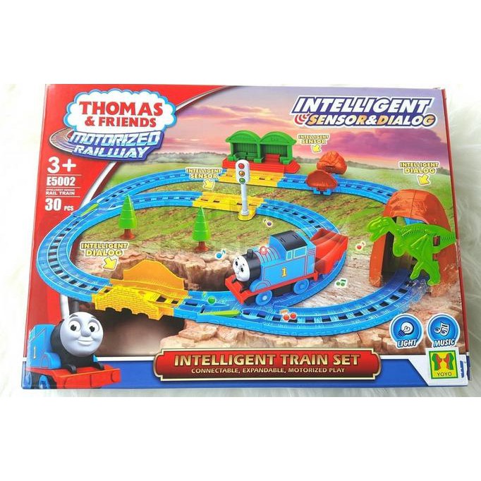 OBRAL Mainan Kereta Api Thomas Motorized Railway 30 pieces Termurah