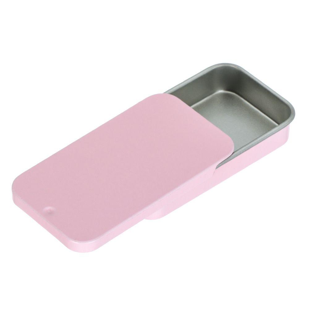 Top Kotak Besi Mini Portable Metal Home Organizer Kaleng Kosong Penyimpanan Kit Pill Cases