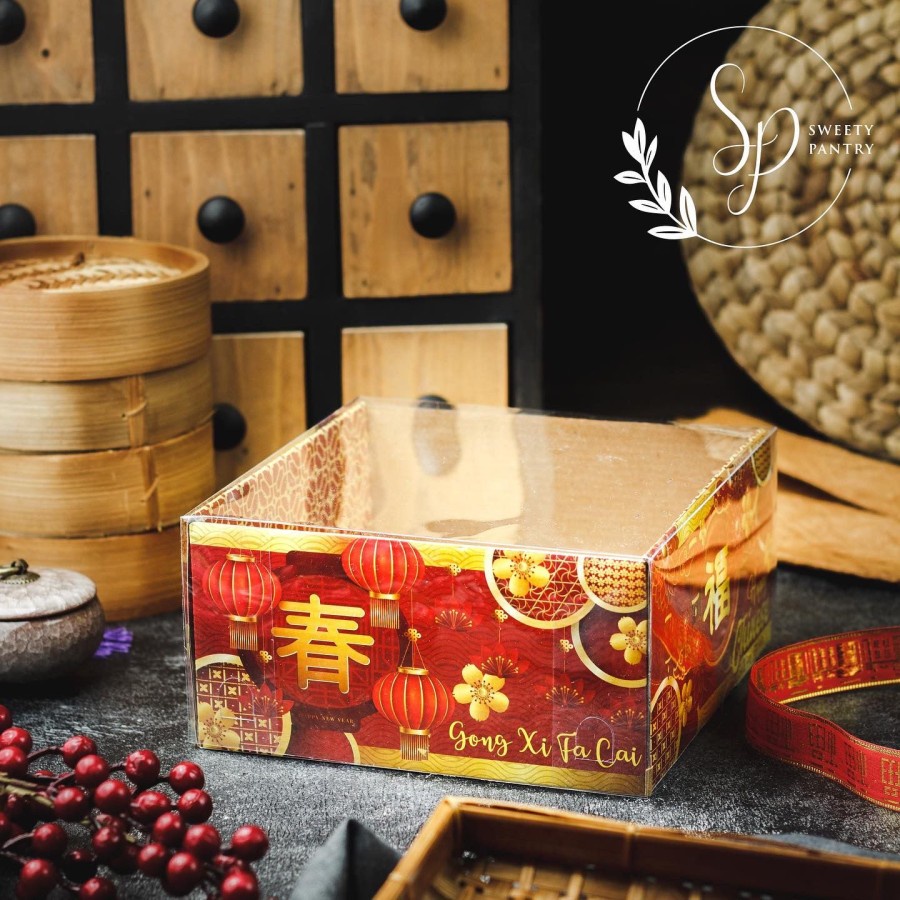 

BA IMLEK02-202010 MIKA Box kotak dus packaging cake kue imlek CNY