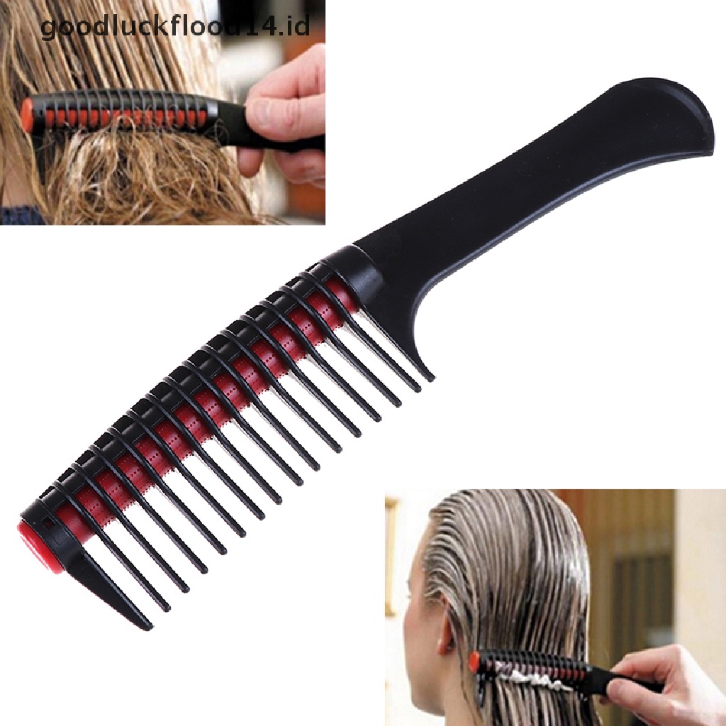 [OOID] 1Pcs Anti-Hair Loss Roller Comb Hair Curling Comb Hairdressing Comb Styling Tool ID