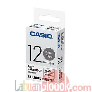 

[Cod] Ez Label Printer Xr-12Twe 12Mm Black On White Tape Label Casio