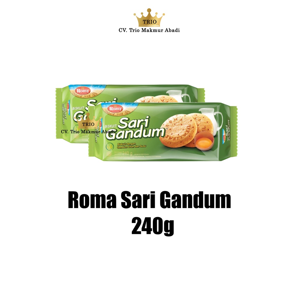 

Roma Sari Gandum Susu 240g