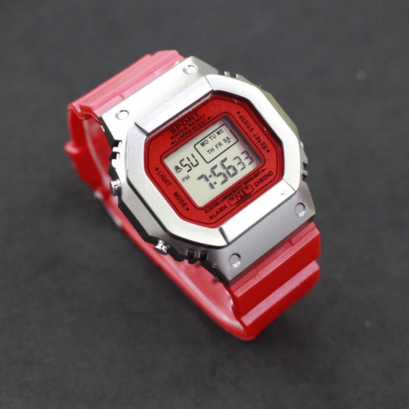 JAM TANGAN WANITA DIGITAL FASHION KOREA STYLE DIGITAL SPORT