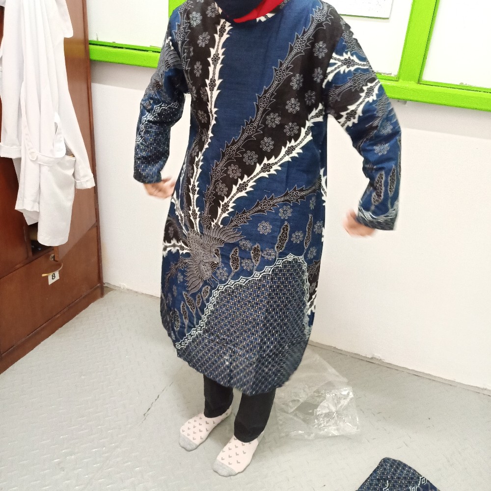 Terlaris Serut Genes Jelita Tunic Navbor Yelbor Whitbor Creambor Tunik Batik Modern Hrb( Tunik Sb )