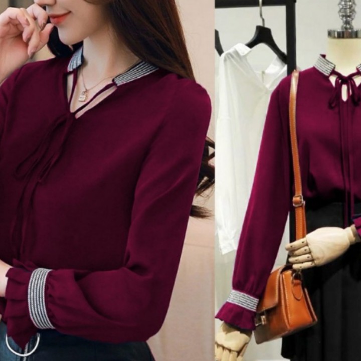 FWG - BLOUSE CALISTA / ATASAN WANITA TERBARU / BLOUSE KOREAN STYLE / BAJU WANITA / BLOUSE