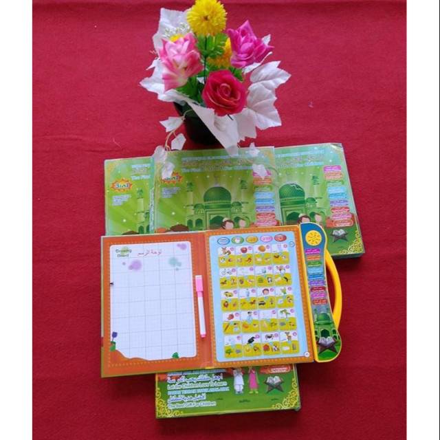 Buku Pintar 4 Bahasa Mainan Edukasi Anak E-book Muslim 4 Bahasa-1