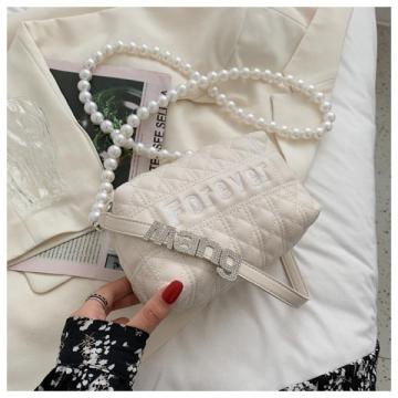 Tas Selempang Wanita 2514 Tas Tali Mutiara Tas Kekinian Import Murah Yans Collections