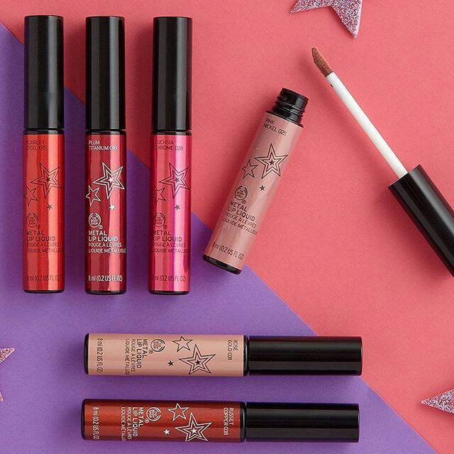 Liquid matte metalik lipstik the body shop