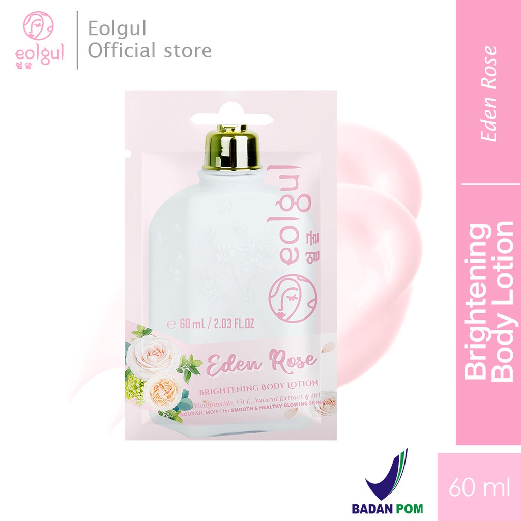 EOLGUL BRIGHTENING BODY LOTION - Eden Rose 60 ml