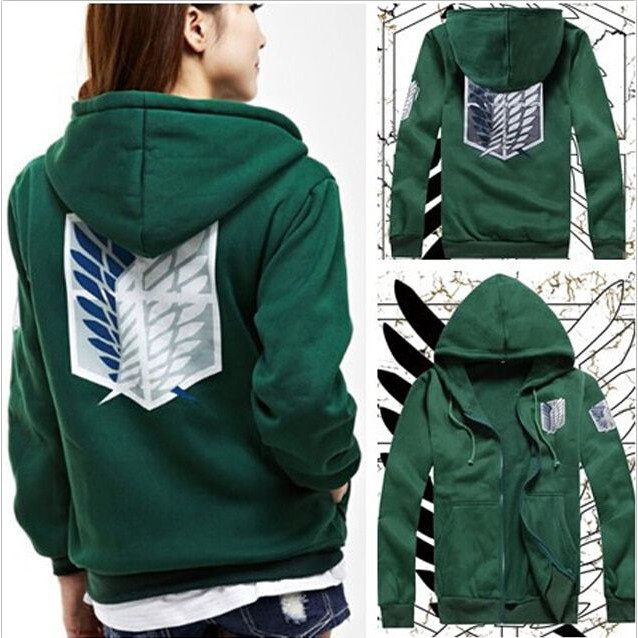 Jaket Attack On Titan Hoodie Zipper Anak Dan Dewasa Terbaru Terlaris