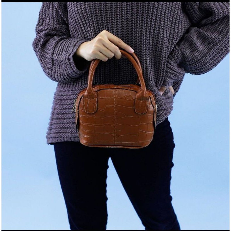TAS SELEMPANG WANITA MURAH PREMIUM KANAYA ||CROCO