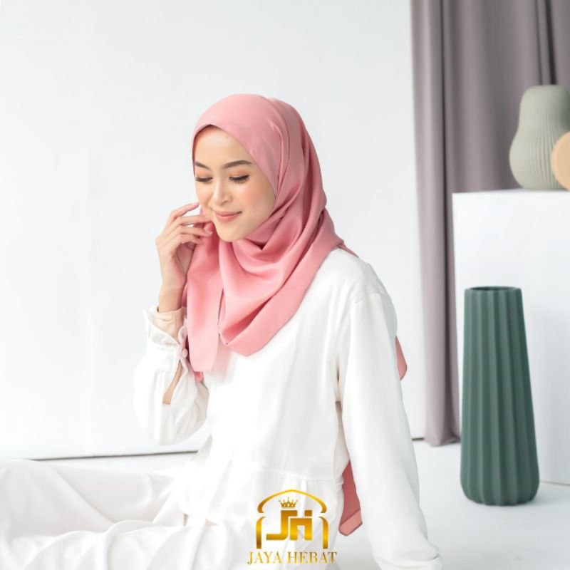 Jilbab Pashmina Polos Basic Panjang Kerudung Sabyan Diamond Jaya Hebat