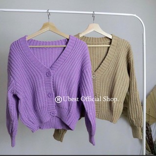 Cardigan Rajut Crop Wanita / Cardigan Rajut / Outer Cardi / Outer