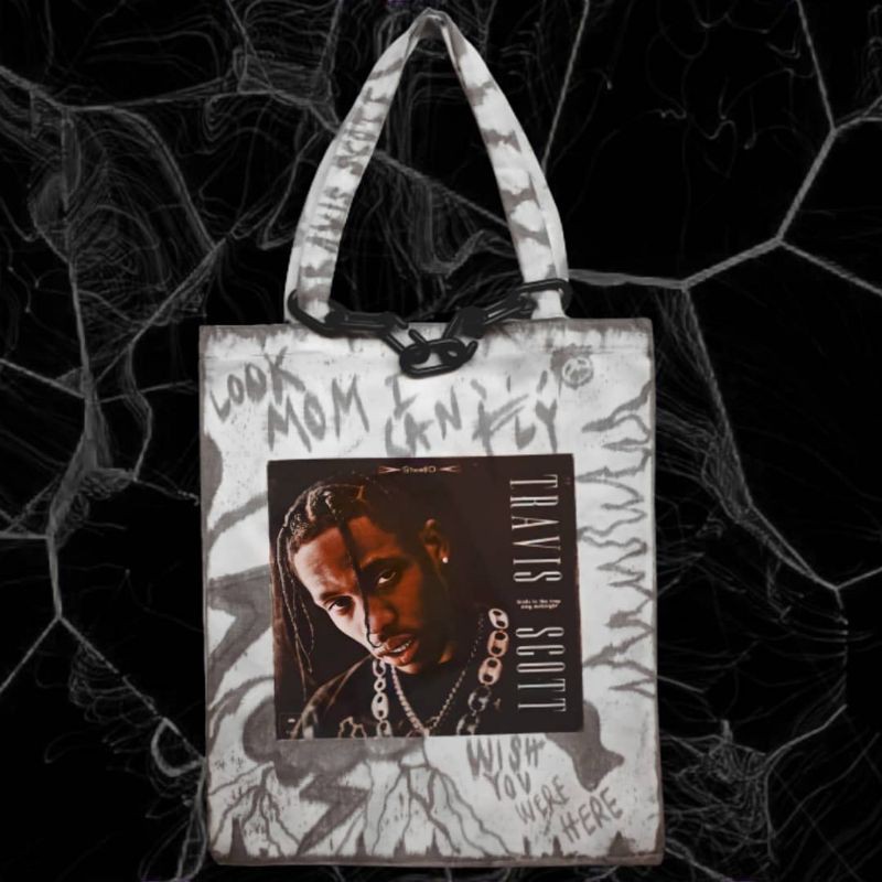 totebag tiedye / totebag vintage / totebag painting