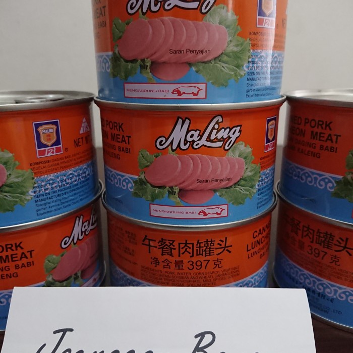 

5ds45ss Maling Tts 397Gr Kaleng Besar Pork Luncheon Meat Xa20X1