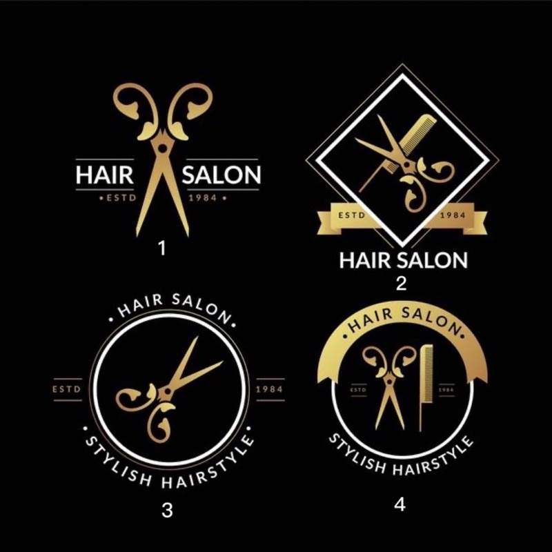

(DRAN HAIR SALON 2) JASA PEMBUATAN DESAIN LOGO OLSHOP BISNIS MURAH