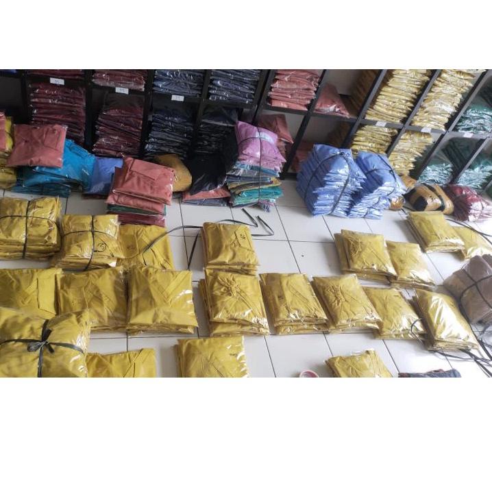 Hemat Terkini Ready Baju Jaga Medis Seragam Perawat Rumah Sakit Baju Oka Bahan American Drill Terbar