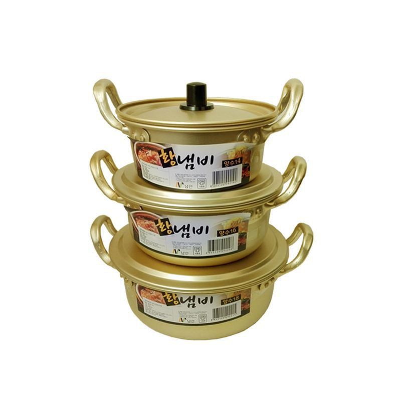 Panci Ramyun Korea Muliya Pts-18 Panci Mie Mi Korea Ramen Gold Pot Bowl Size 18cm Termurah Surabaya