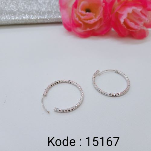 [BAYAR DITEMPAT] P15167 Anting Bulat Ukir Anti Karat Mirip Emas Asli Pusat Xuping Jakarta