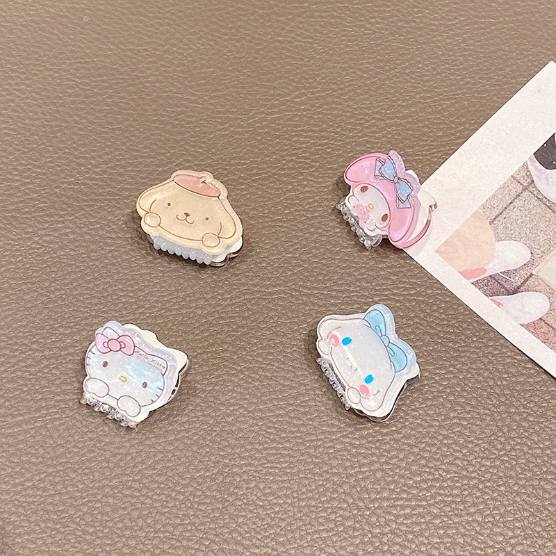 Jepit Rambut Mini Motif Kartun Gaya Jepang Untuk Anak Perempuan