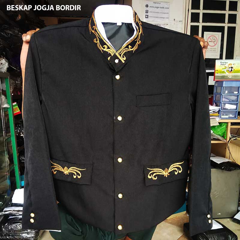 Beskap Among Jogja Bordir Pakaian Adat Jawa