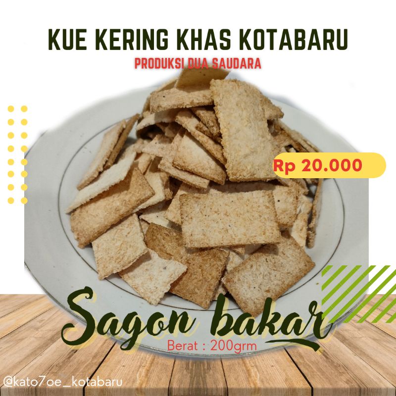 

Sagon kelapa Bakar kue khas kotabaru 200grm