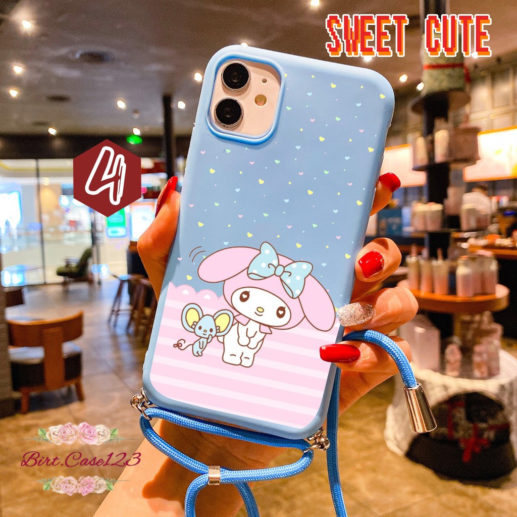 Softcase Slingcase Tali Lanyard Candy SWEET CUTE Xiaomi Redmi 7 7a 8 8a Pro 9 9a 9c Go Cc9e BC3782