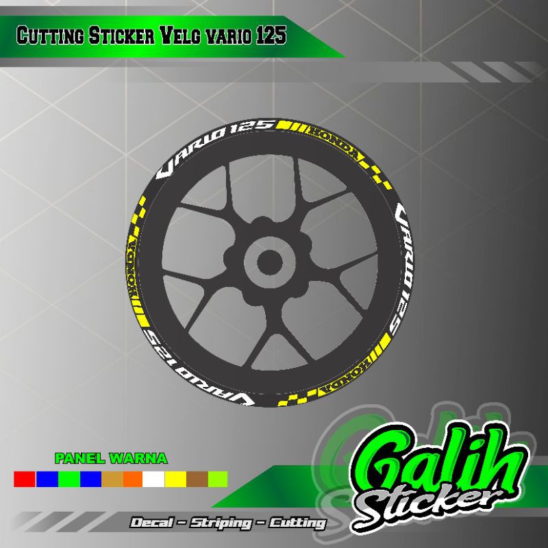 Sticker Velg Vario 125 terlaris