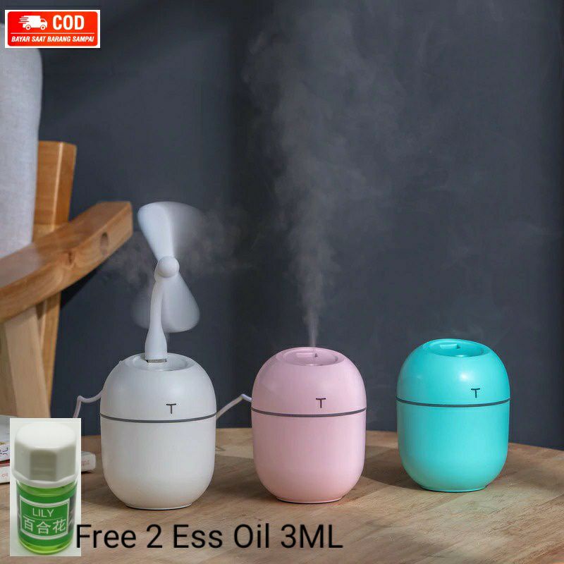 Humidifier Mini Aromatherapy Oil Diffuser Led Light Bentuk Telur 220ml