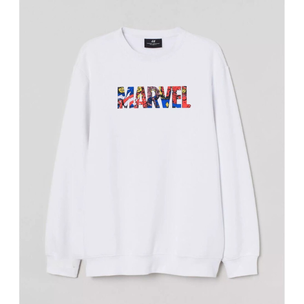 SWEATER H&amp;M CREWNECK MARVEL FULLTAG PREMIUM