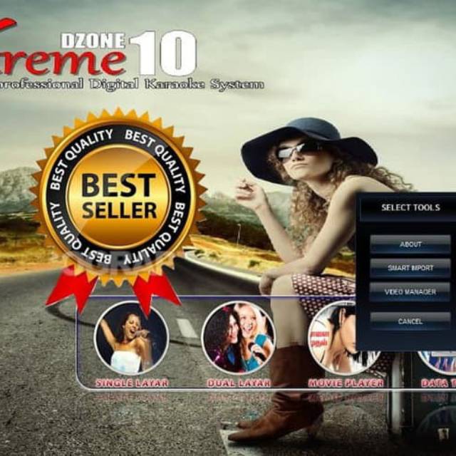 Sofftware karaoke DZONE xtreme pro bonus klip lagu karaoke