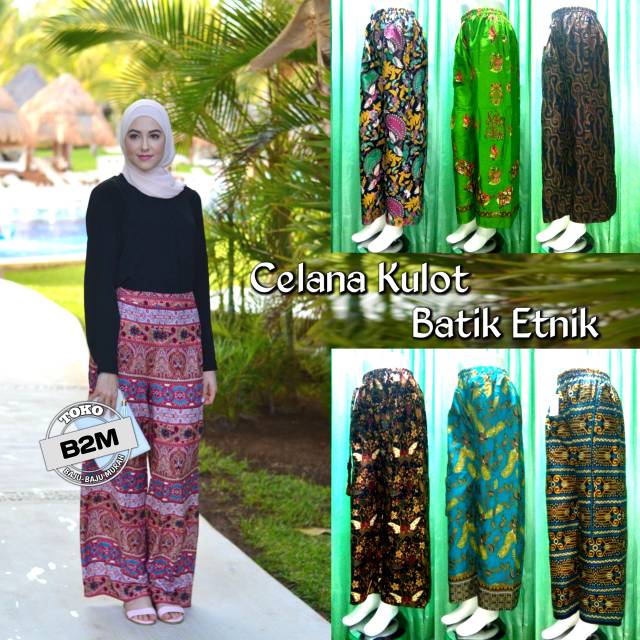 Celana Kulot Batik Etnik Standart