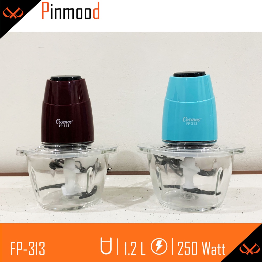 COSMOS FOOD PROCESSOR BLENDER FP-313 FP313 1,2 L LOW WATT MURAH PELUMAT CHOPPER DAGING