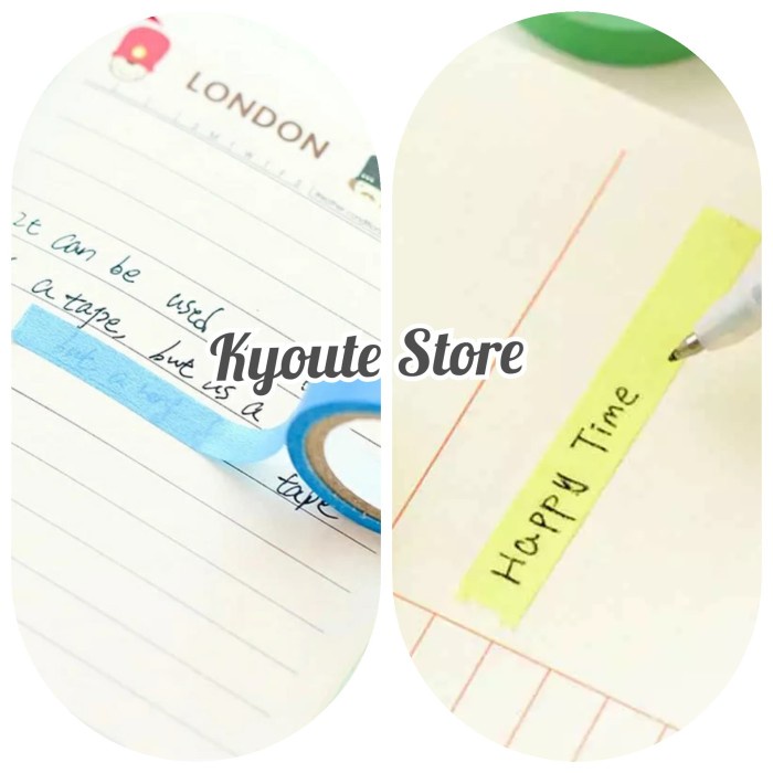 

Spesial Masking Tape / Washi Tape Rainbow Selotip Pelangi Deco Bujo Journal Murah