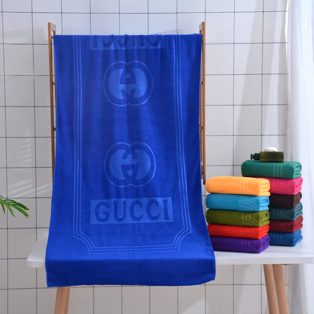 HANDUK GUCCI NASIONAL LETONIA LEMBUT GC JUMBO UK.70x140 cm