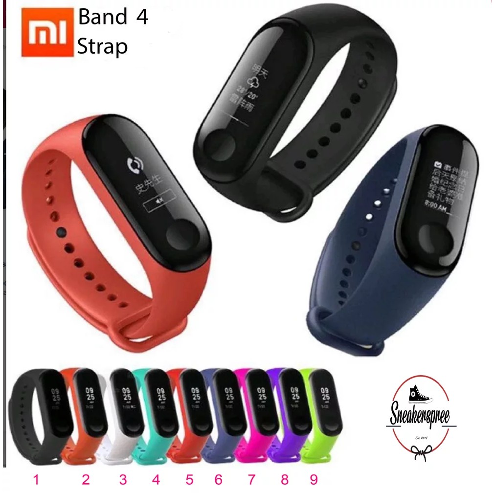 Xiaomi Mi Band 4 Strap Silikon - Gelang Mi Band 4