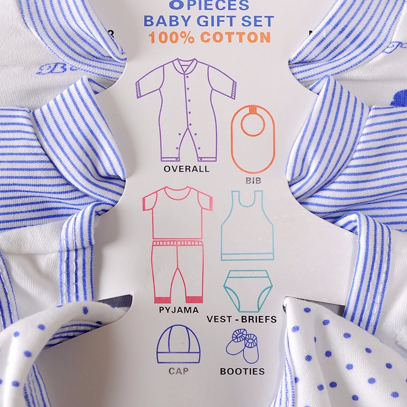 Baby Gift Set Pakaian Bayi Newborn isi 8pc M124