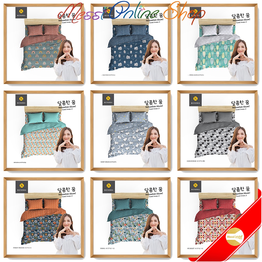 Kendra Sprei 180X200 Tinggi 30 Cm Set (Tanpa Bed Cover Atau Selimut) King Bed Size 180X200X30 Seprei