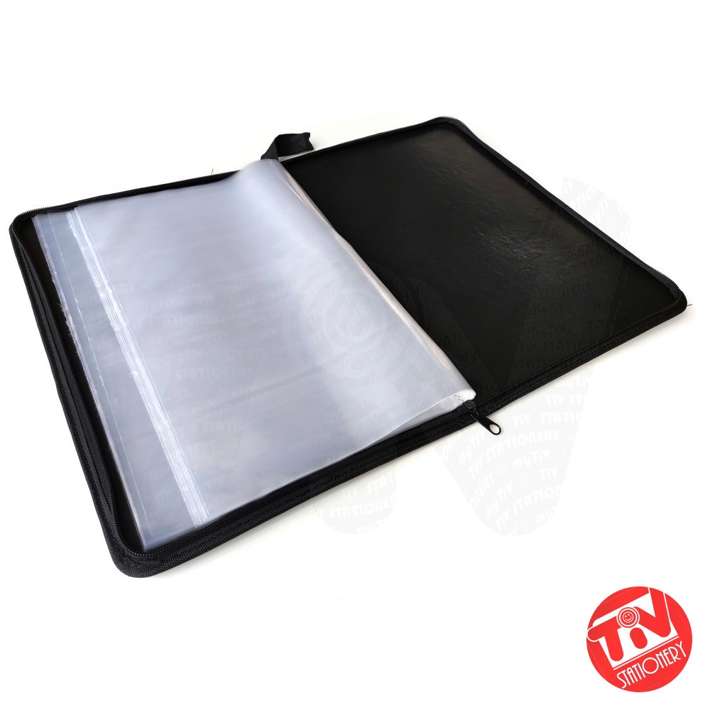 

Clear Holder Zipper Yushinca Document Keeper F4 / FC 40 Pockets
