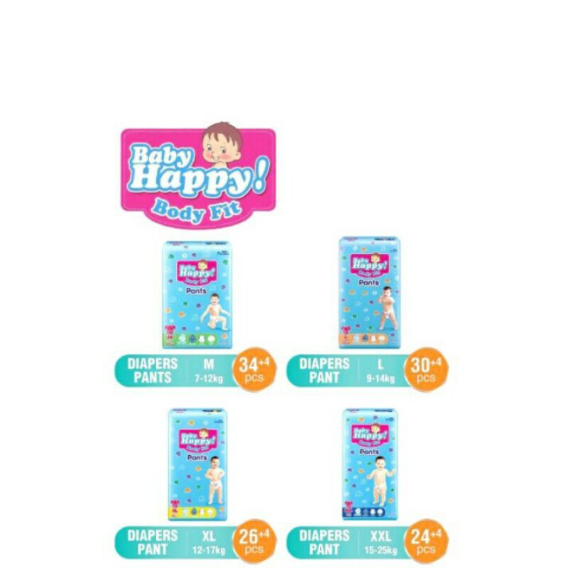 baby happy pants KEMASAN BARU suze&quot; XL 26