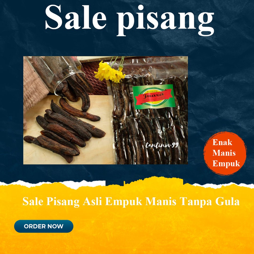 

Sale Pisang Basah Asli Manis & Empuk