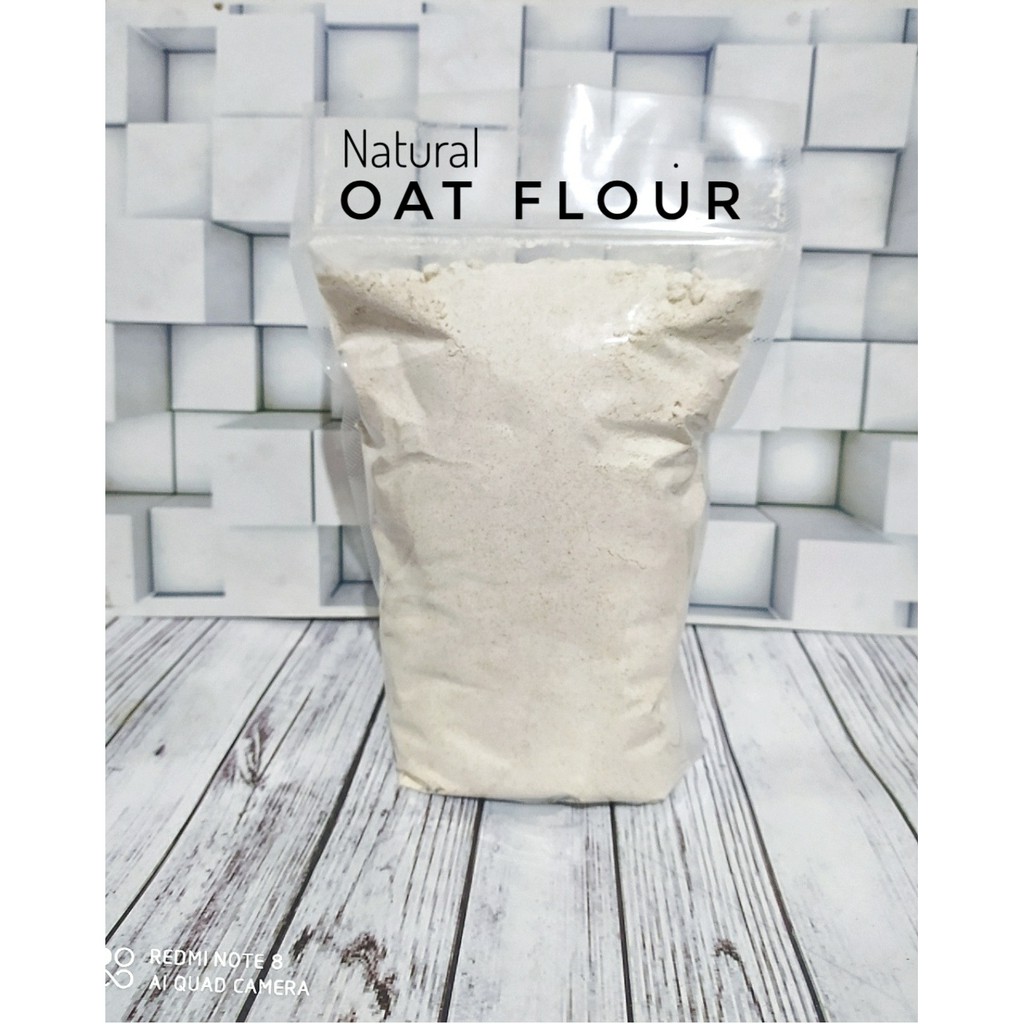 Oat Flour 500gr - Fine Grade, Tepung Oatmeal