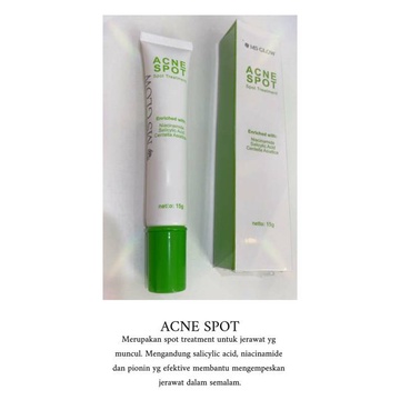 Ms Glow Acne Spot Serum Penghilang Jerawat Dan Bruntusan