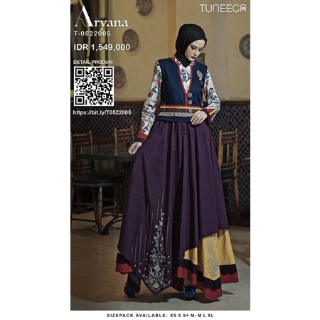 (COD) Gamis Tuneeca Amina T-0522005 By Tuneeca Original