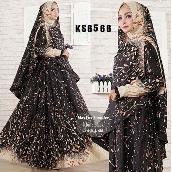 jenifer gamis syari maxmara ld 110 pb 140 fit xxl