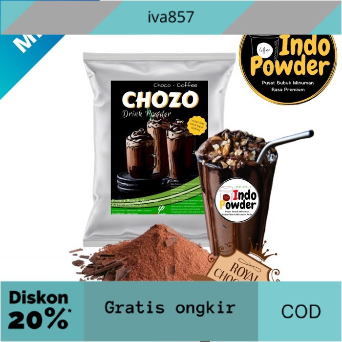 

PROMO Bubuk Minuman Aneka rasa Choco ROYAL 1kg - bubble drink Indopowder GRATIS ONGKIR